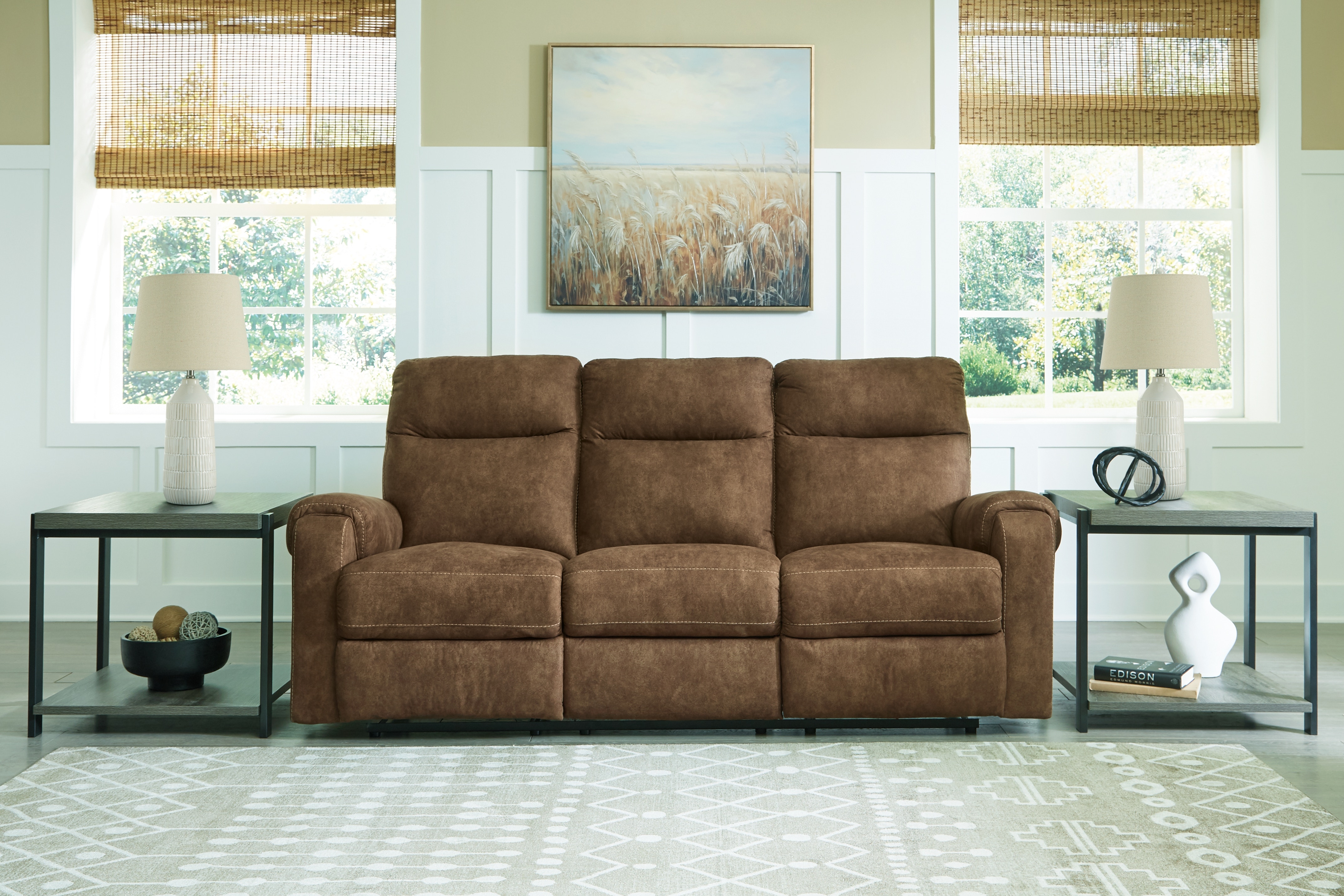Signature Design by Ashley Living Room Edenwold Reclining Sofa