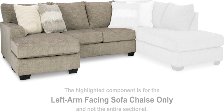 Signature Design by Ashley Creswell Left-Arm Facing Sofa Chaise 1530502 at Woodstock Furniture & Mattress Outlet