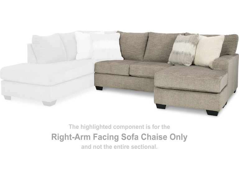 Signature Design by Ashley Creswell Right-Arm Facing Sofa Chaise 1530503 at Woodstock Furniture & Mattress Outlet