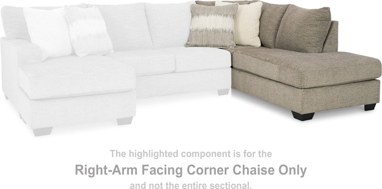 Signature Design by Ashley Creswell Right-Arm Facing Corner Chaise 1530517 at Woodstock Furniture & Mattress Outlet
