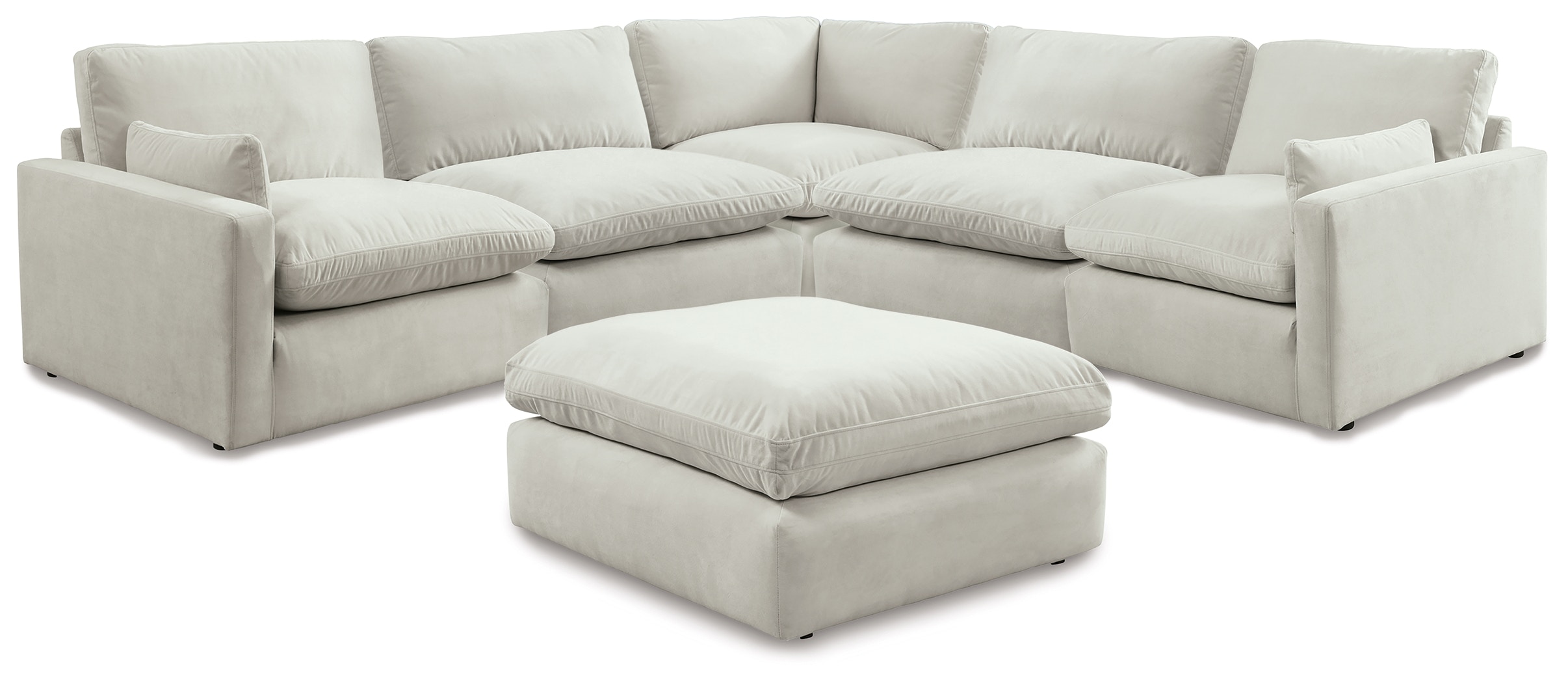 Sectional sofa deals with oversized ottoman