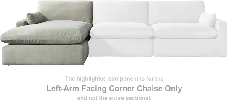 Signature Design by Ashley Sophie Left-Arm Facing Corner Chaise 1570516 at Woodstock Furniture & Mattress Outlet