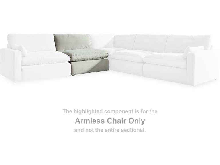 Signature Design by Ashley Sophie Armless Chair 1570546 at Woodstock Furniture & Mattress Outlet