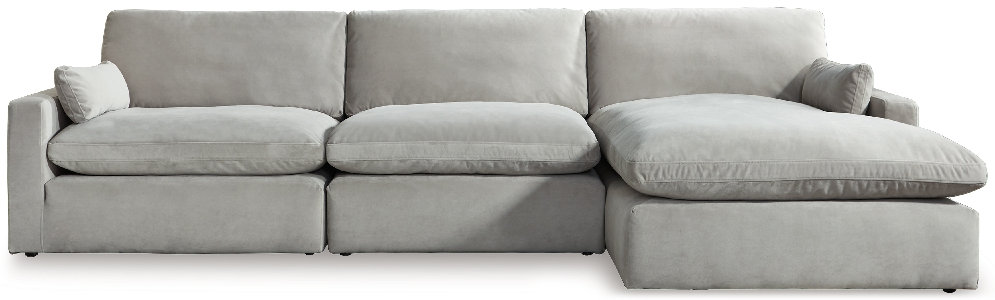 Milo upholstered sofa with chaise deals sectional