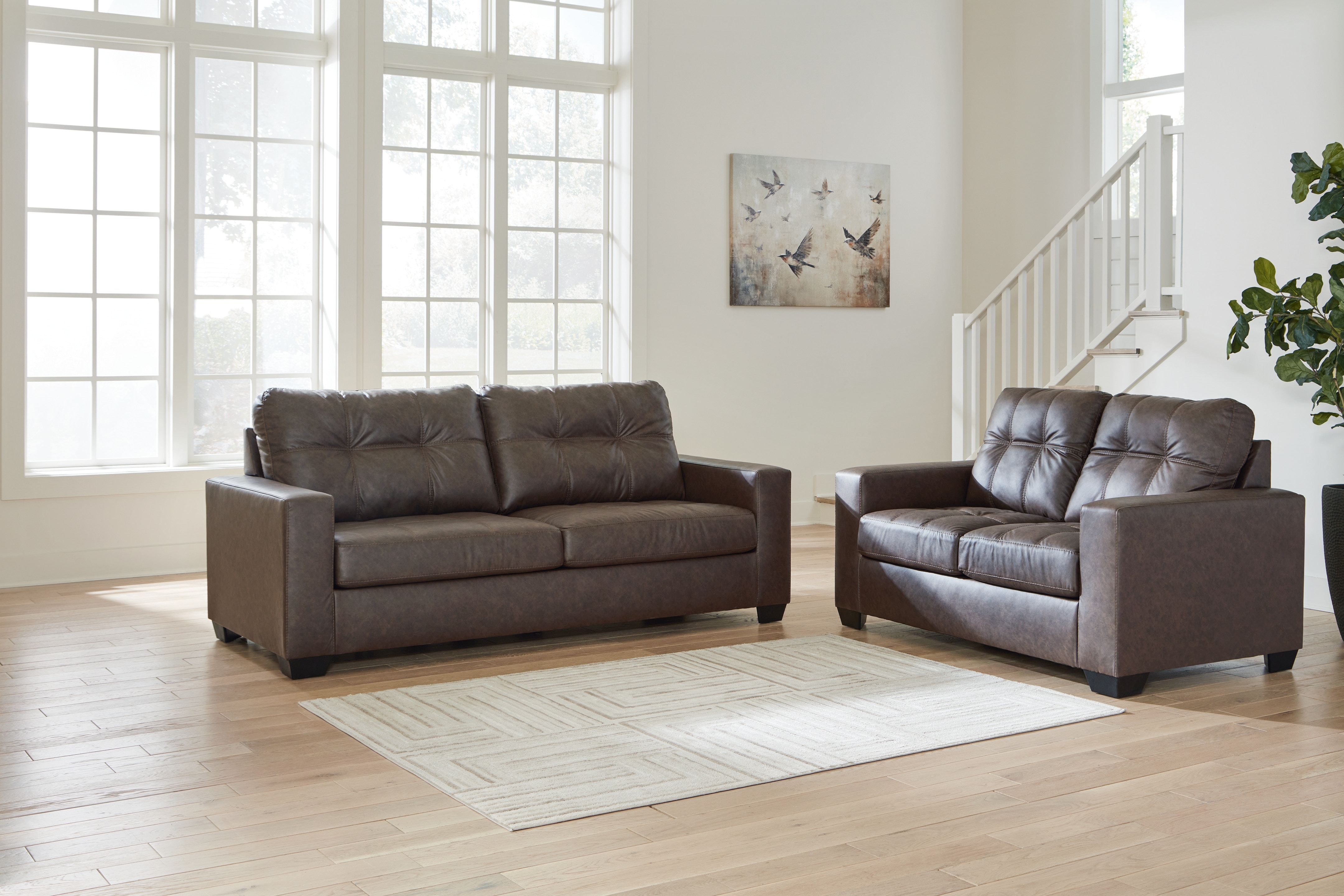 Benchcraft Living Room Barlin Mills Sofa and Loveseat 17003U1