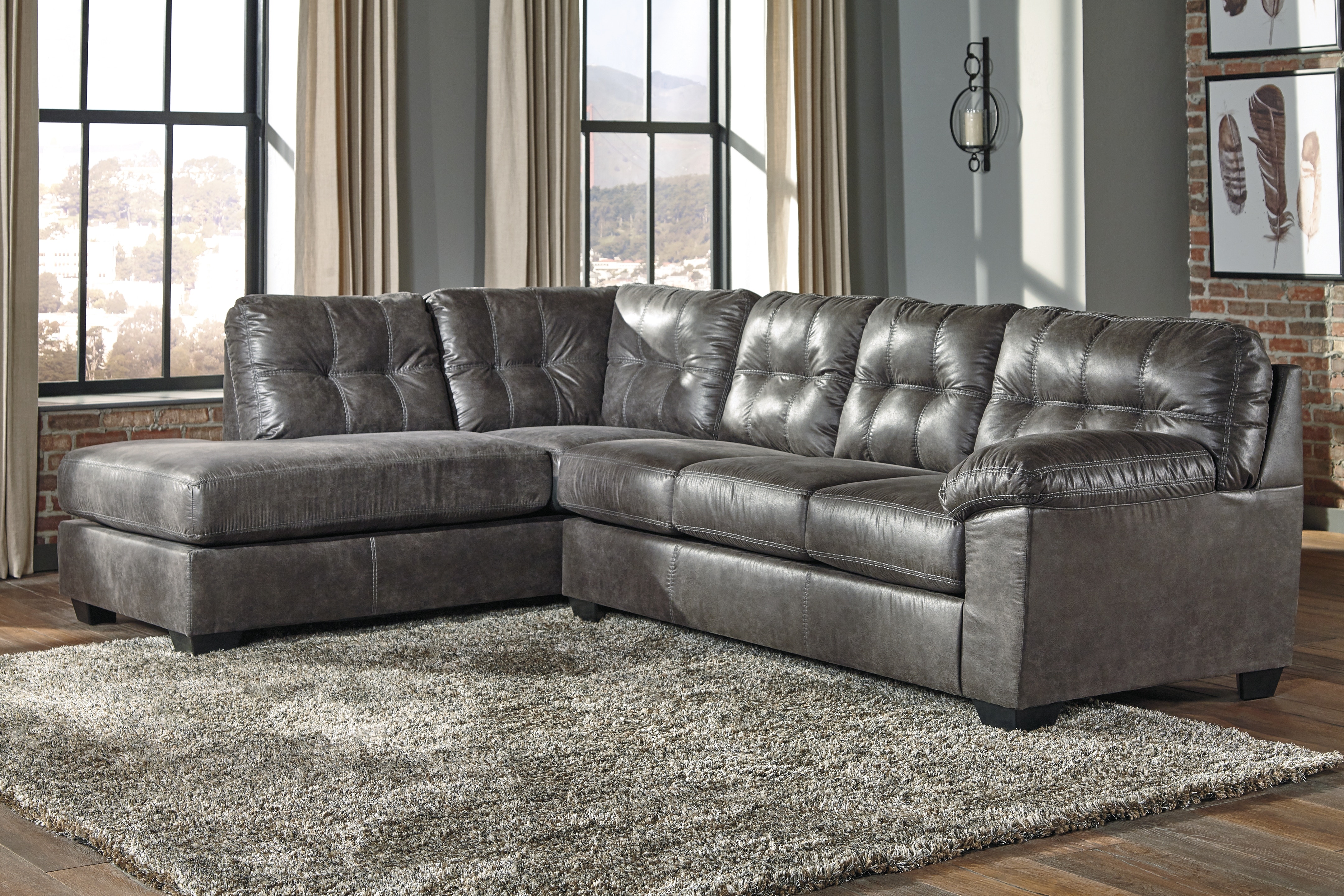 Signature Design by Ashley Living Room Fallston 2-Piece Sectional