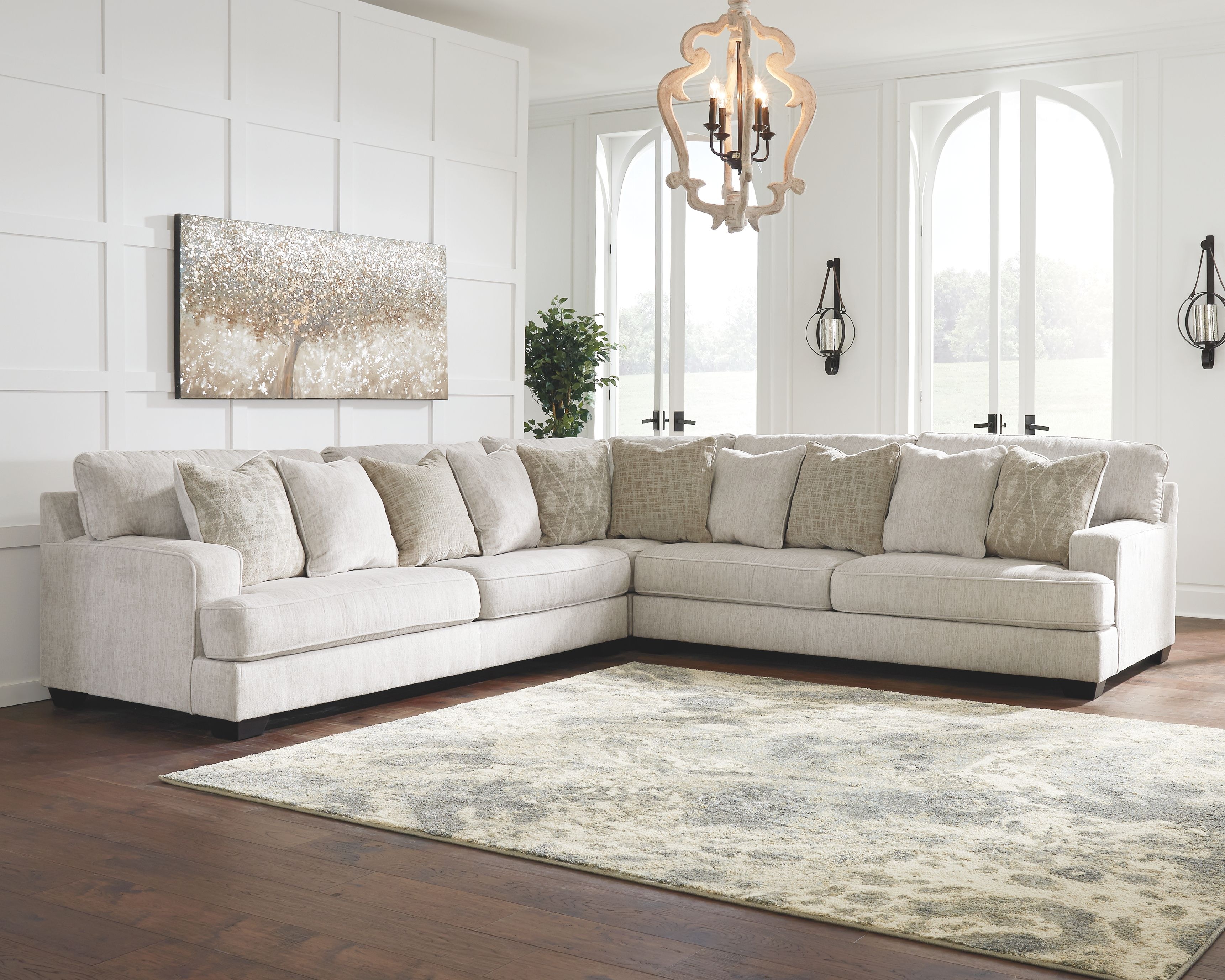 Ashley ☪ Ashley 981-04 3pc Double Chaise Sectional – Texas Furniture