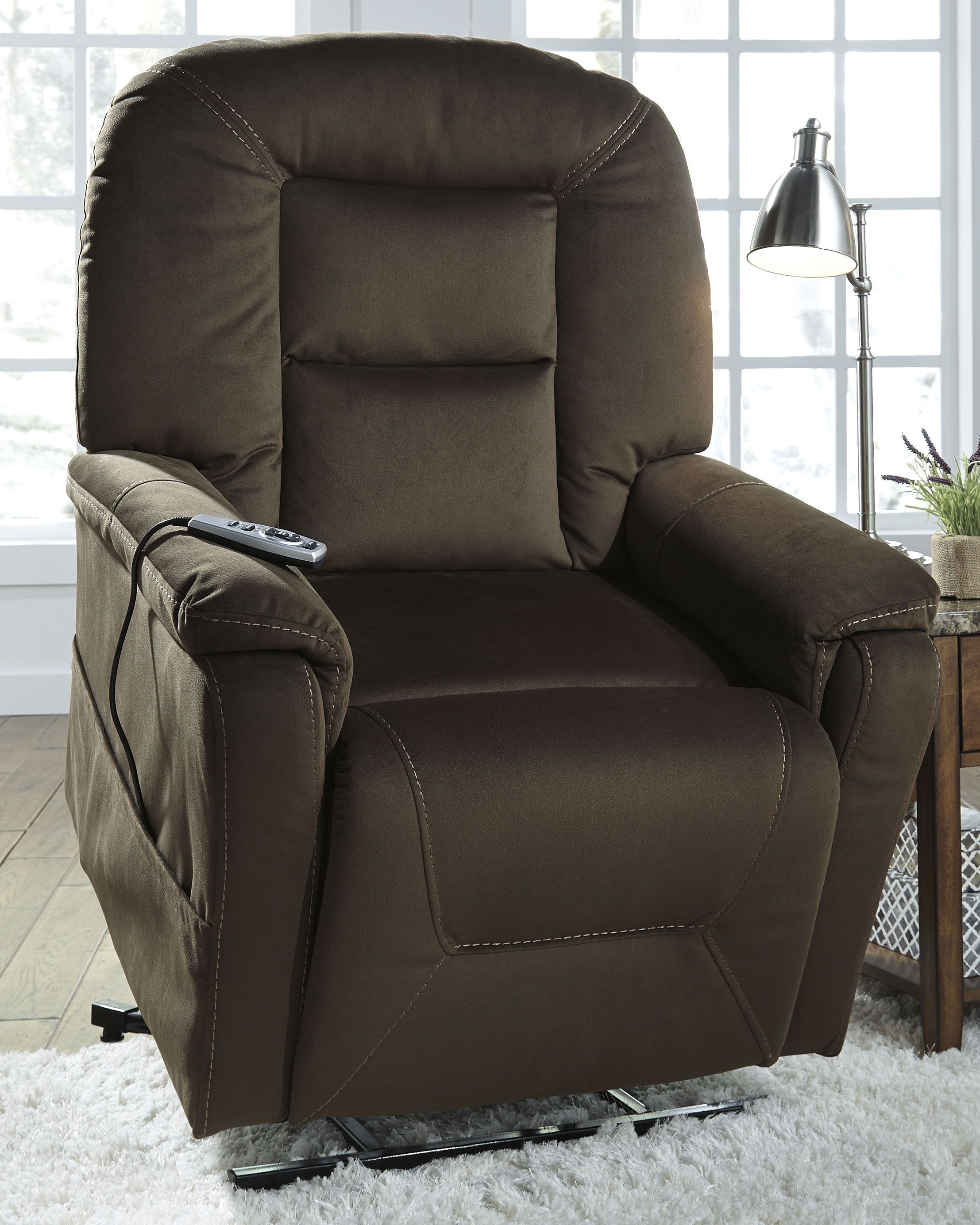 signature design by ashley power lift recliner