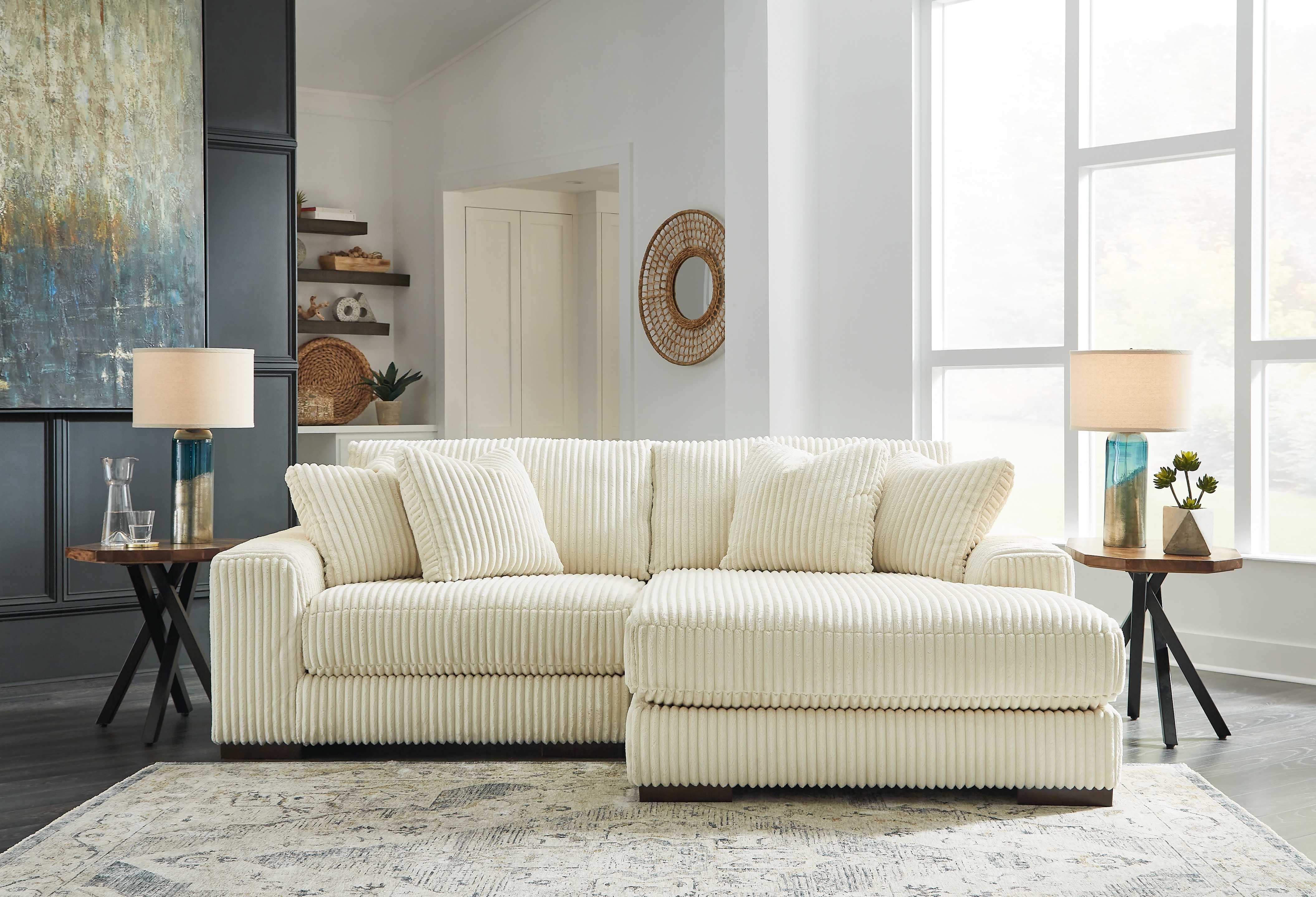 Ashley Lindyn Lindyn 2Piece Sectional with Chaise 21104S4 Portland, OR Key Home Furnishings