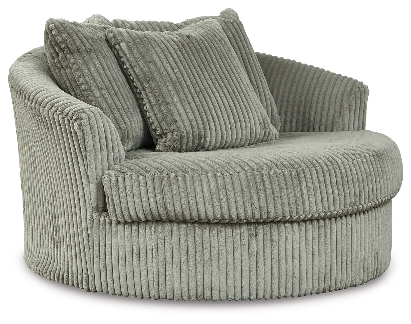 Large swivel cuddle discount chair