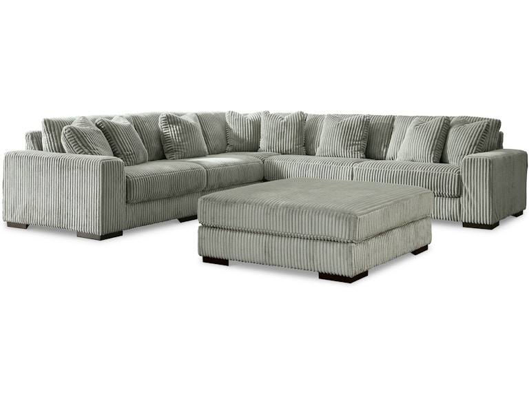 Signature Design by Ashley Lindyn 5-Piece Sectional and Ottoman 21105U2