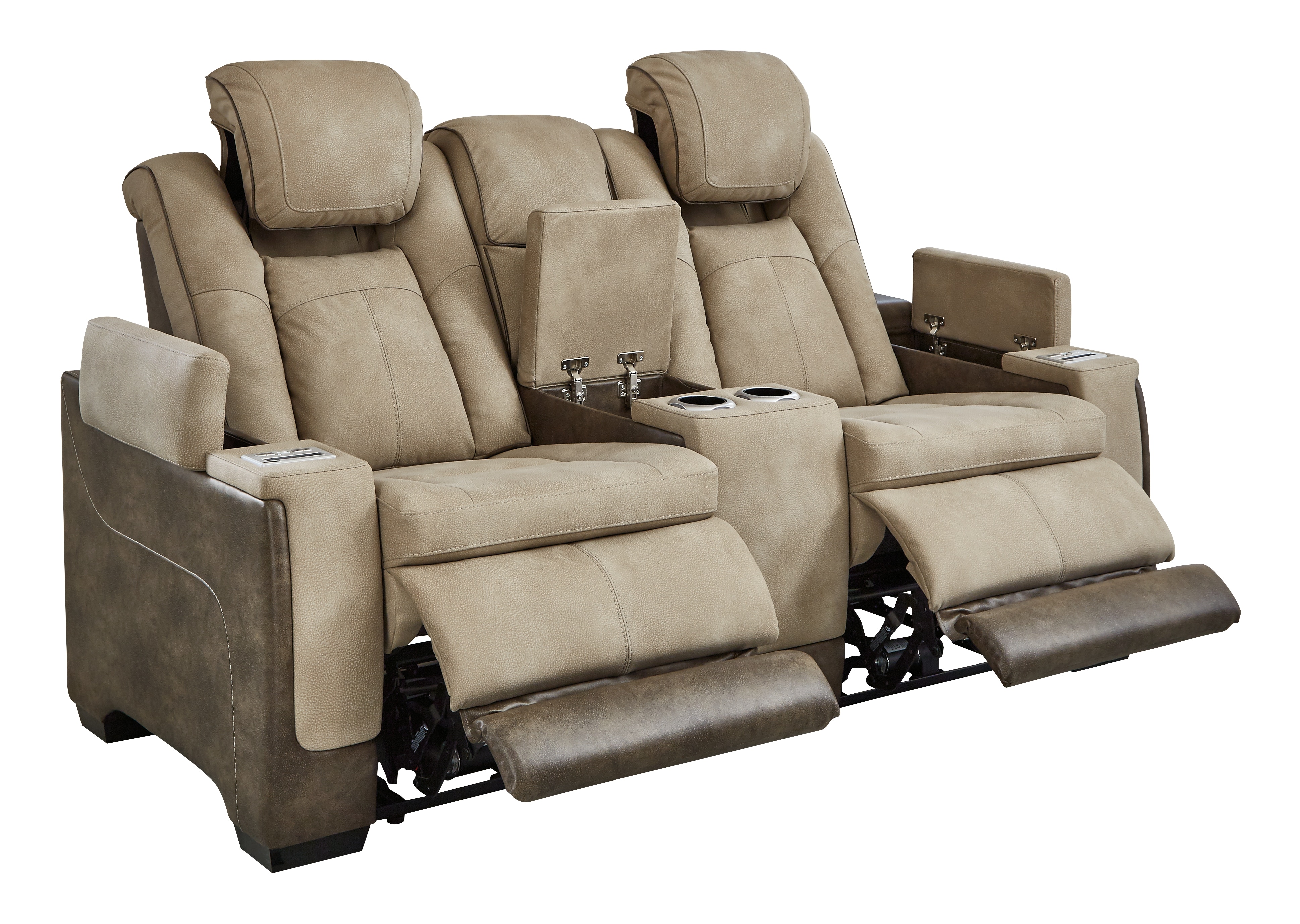 modern power reclining loveseat