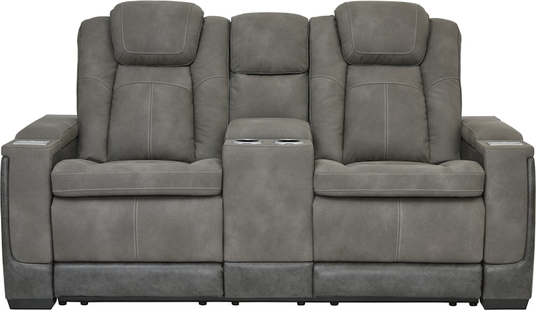 Signature Design by Ashley Next-Gen DuraPella Power Reclining Loveseat with Console 2200418 2200418
