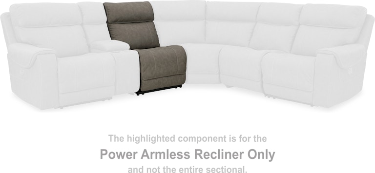 Signature Design by Ashley Starbot Power Armless Recliner 2350131 2350131