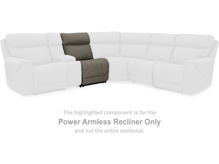 Signature Design by Ashley Starbot Power Armless Recliner 2350131 at Woodstock Furniture & Mattress Outlet