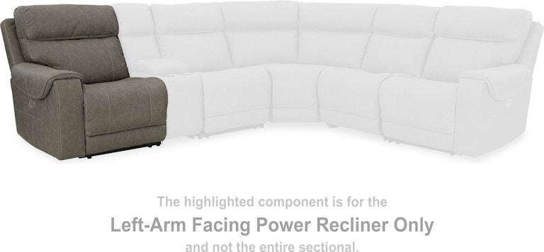 Signature Design by Ashley Starbot Left-Arm Facing Power Recliner 2350158 2350158