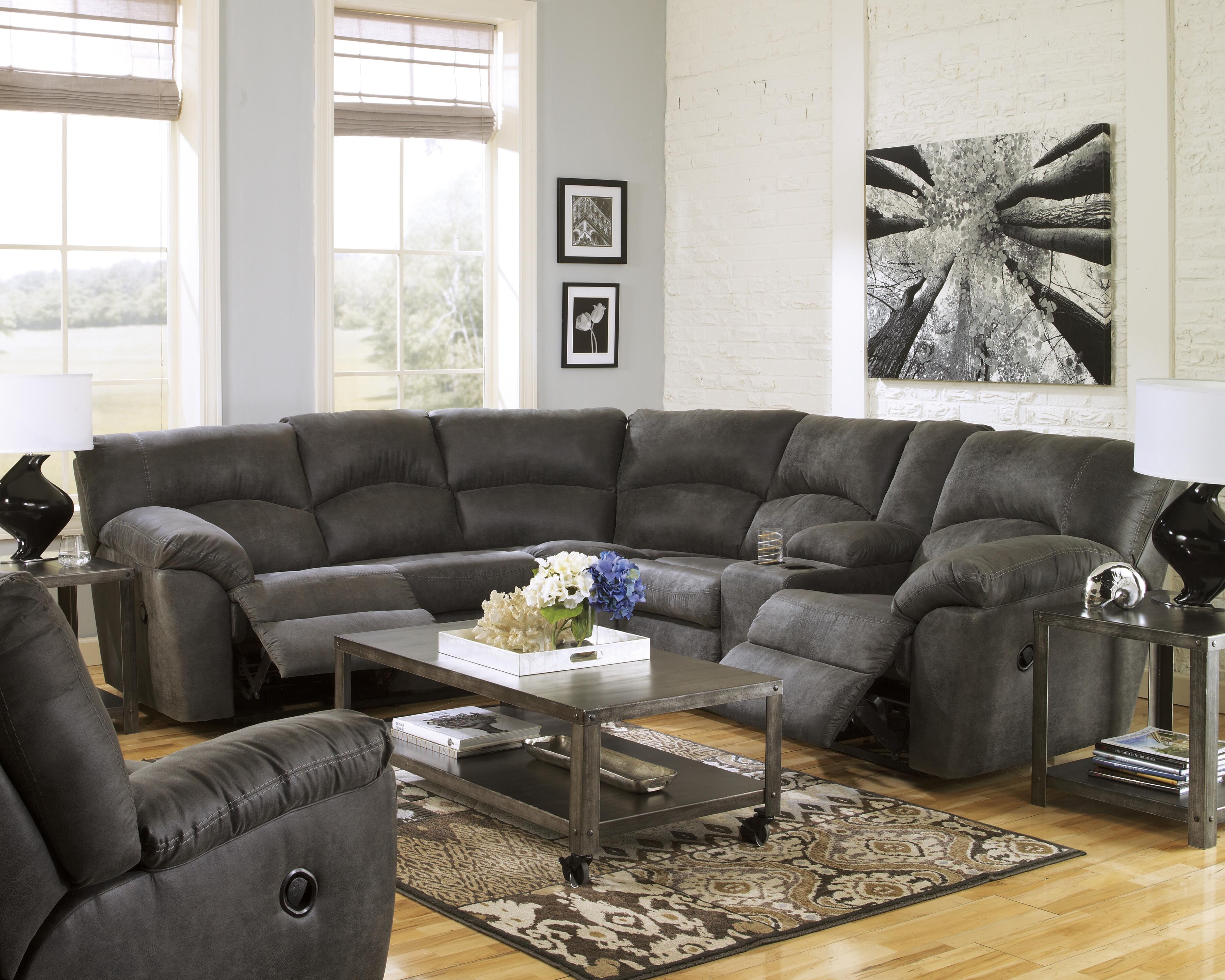 Signature Design by Ashley Living Room Tambo 2-Piece Reclining