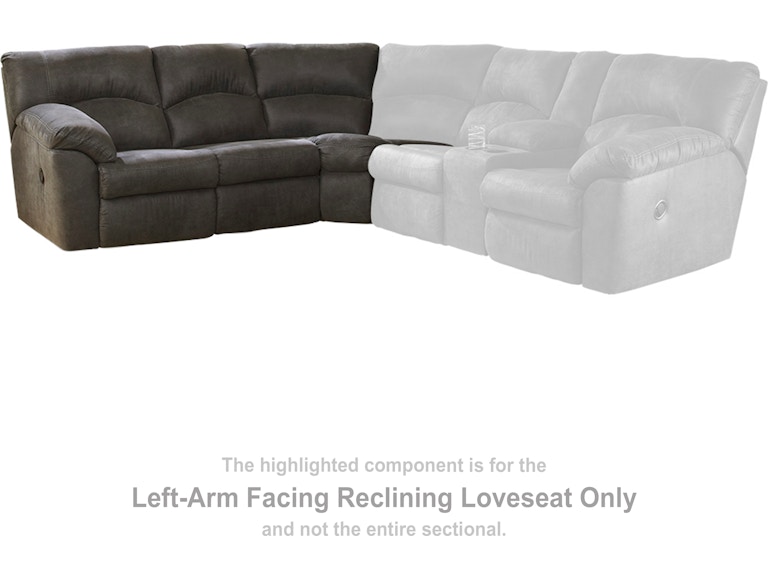 Signature Design by Ashley Tambo Left-Arm Facing Reclining Loveseat 2780148 at Woodstock Furniture & Mattress Outlet
