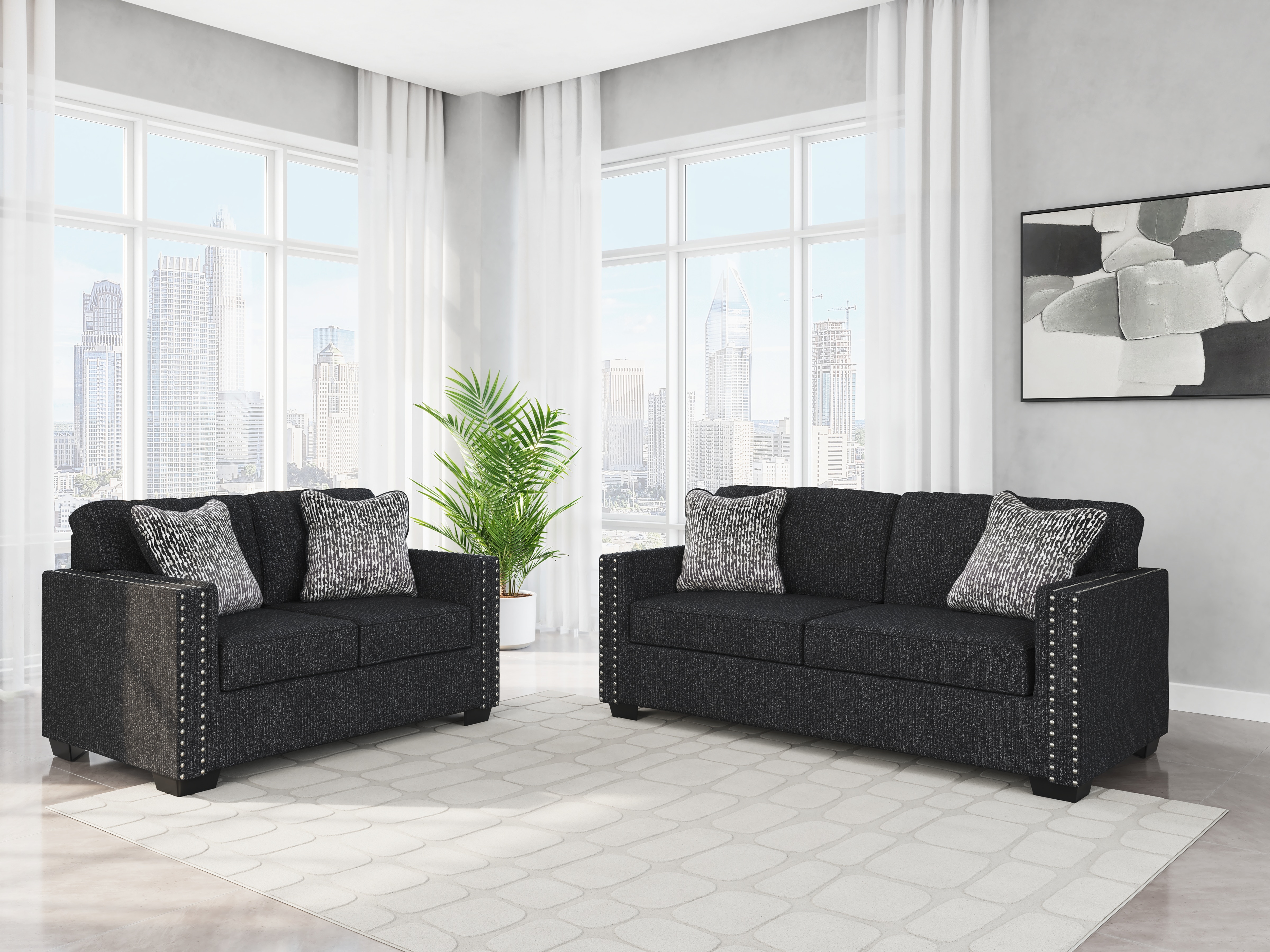 Benchcraft Living Room Jasmine Peaks Sofa and Loveseat 28904U1