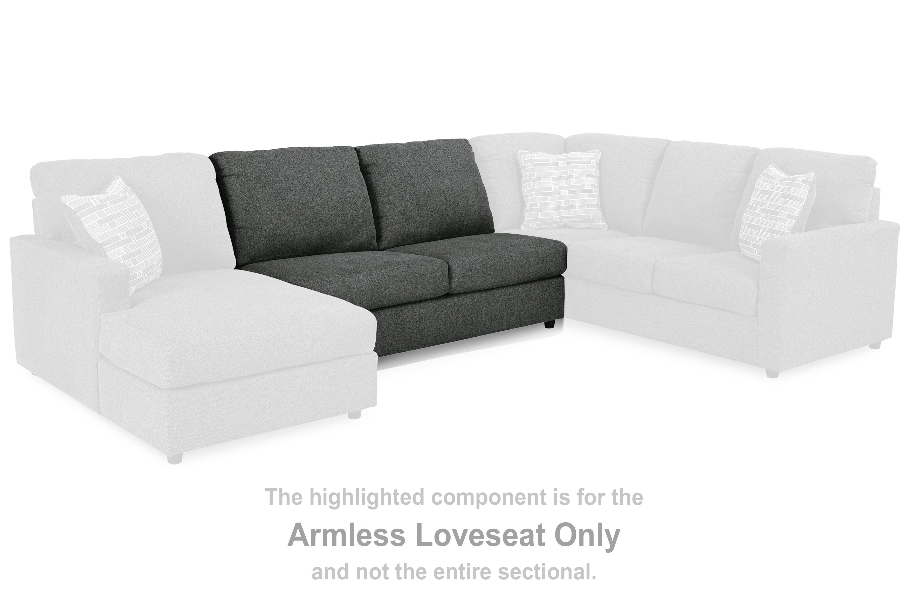 Ashley Edenfield Edenfield Armless Loveseat 2900334 Portland, OR