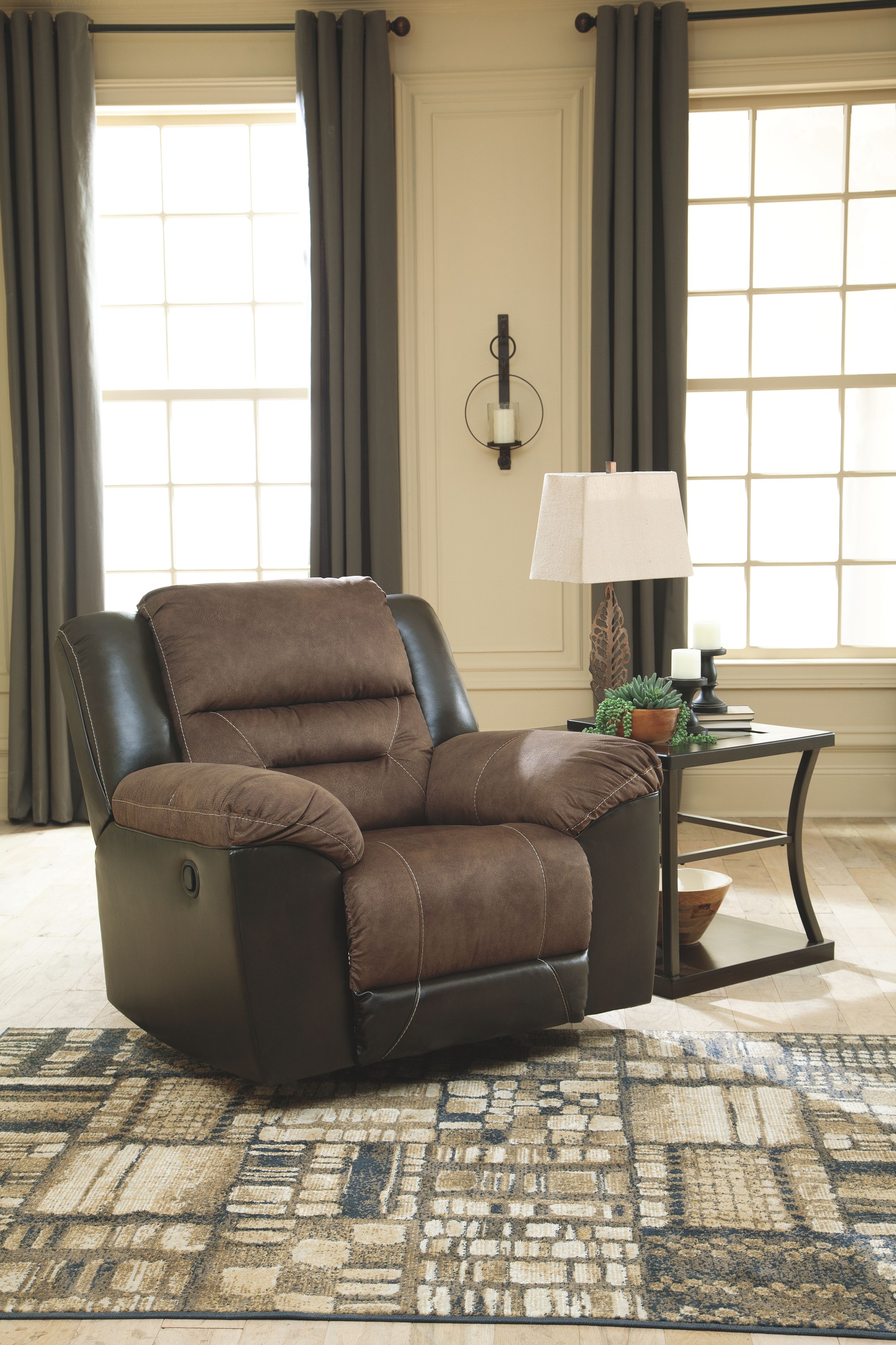 Signature Design by Ashley Living Room Earhart Recliner 2910125 Smith