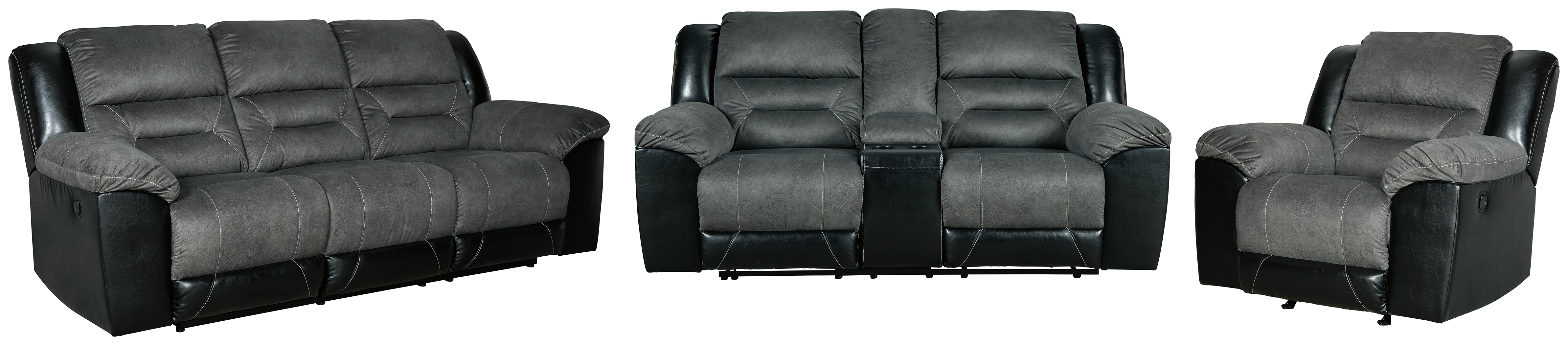 Earhart slate online reclining sofa