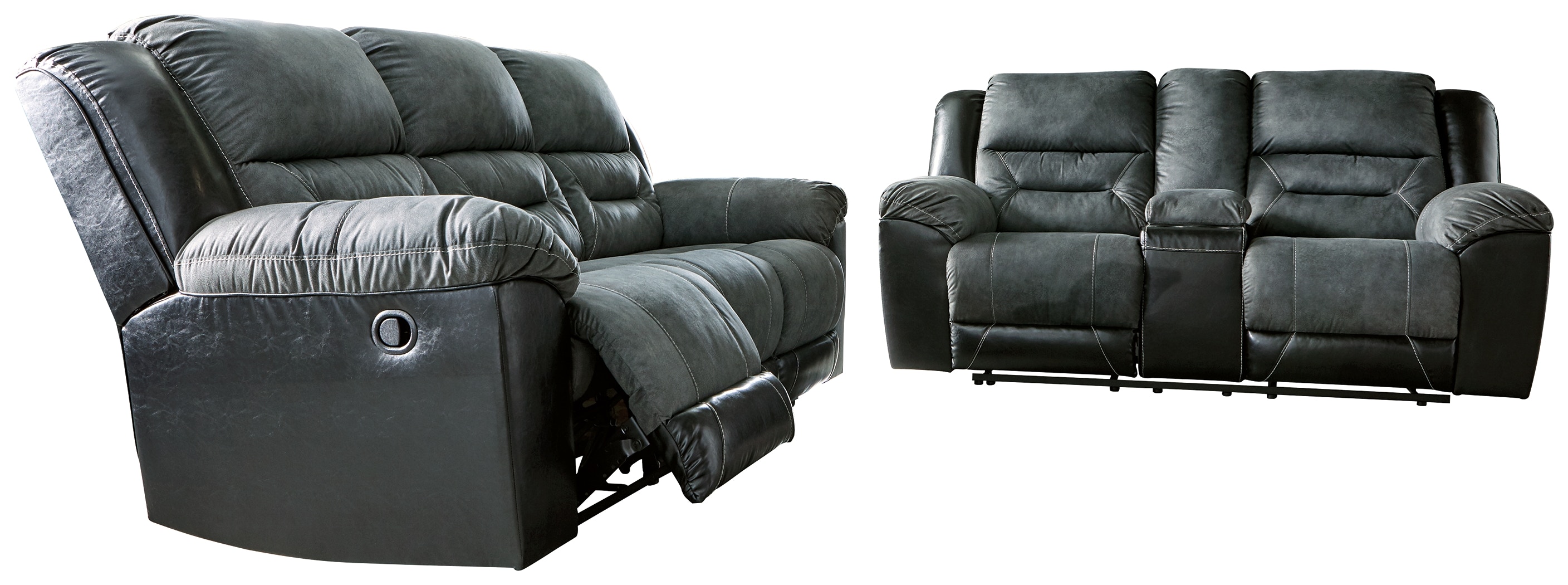 Earhart slate shop reclining sofa