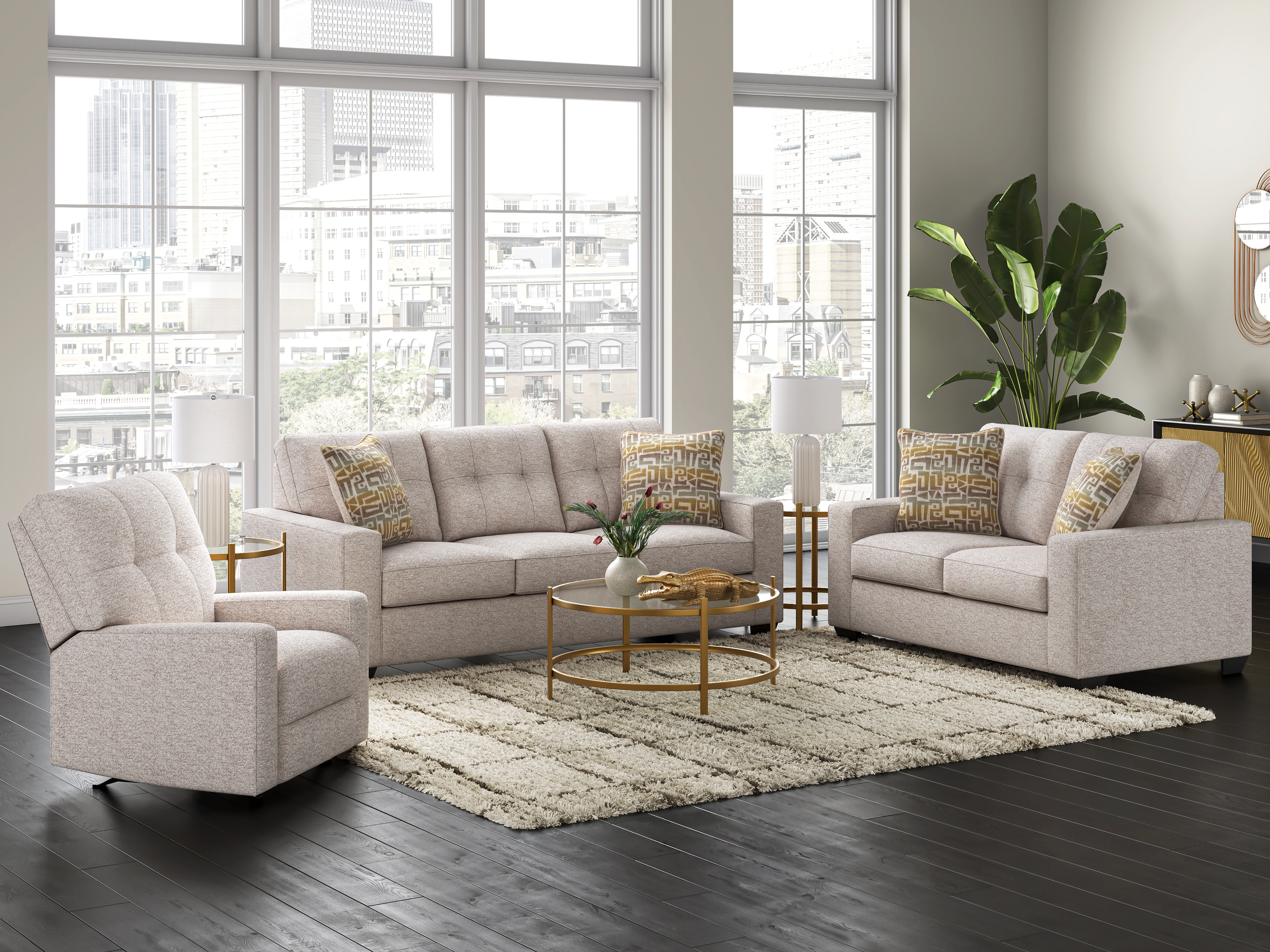 Signature Design by Ashley Living Room Pearlox Table (Set of 3