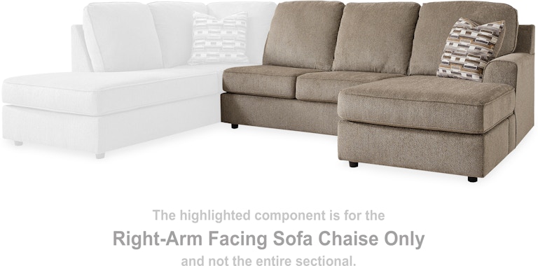 Signature Design by Ashley O'Phannon Right-Arm Facing Sofa Chaise at Woodstock Furniture & Mattress Outlet