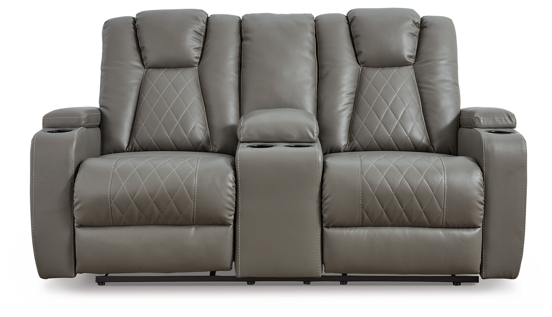 Ashley Mancin Mancin Reclining Loveseat with Console 2970394  