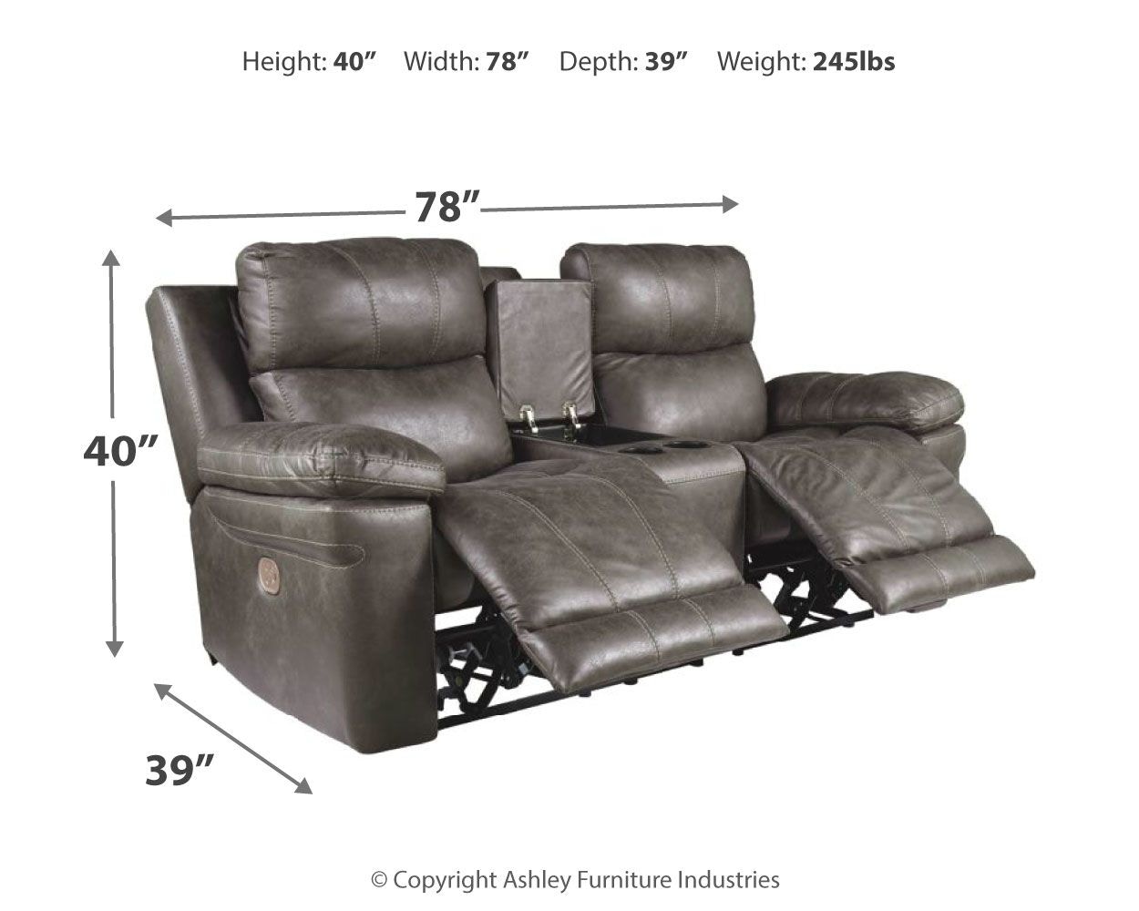 Erlangen power online reclining sofa