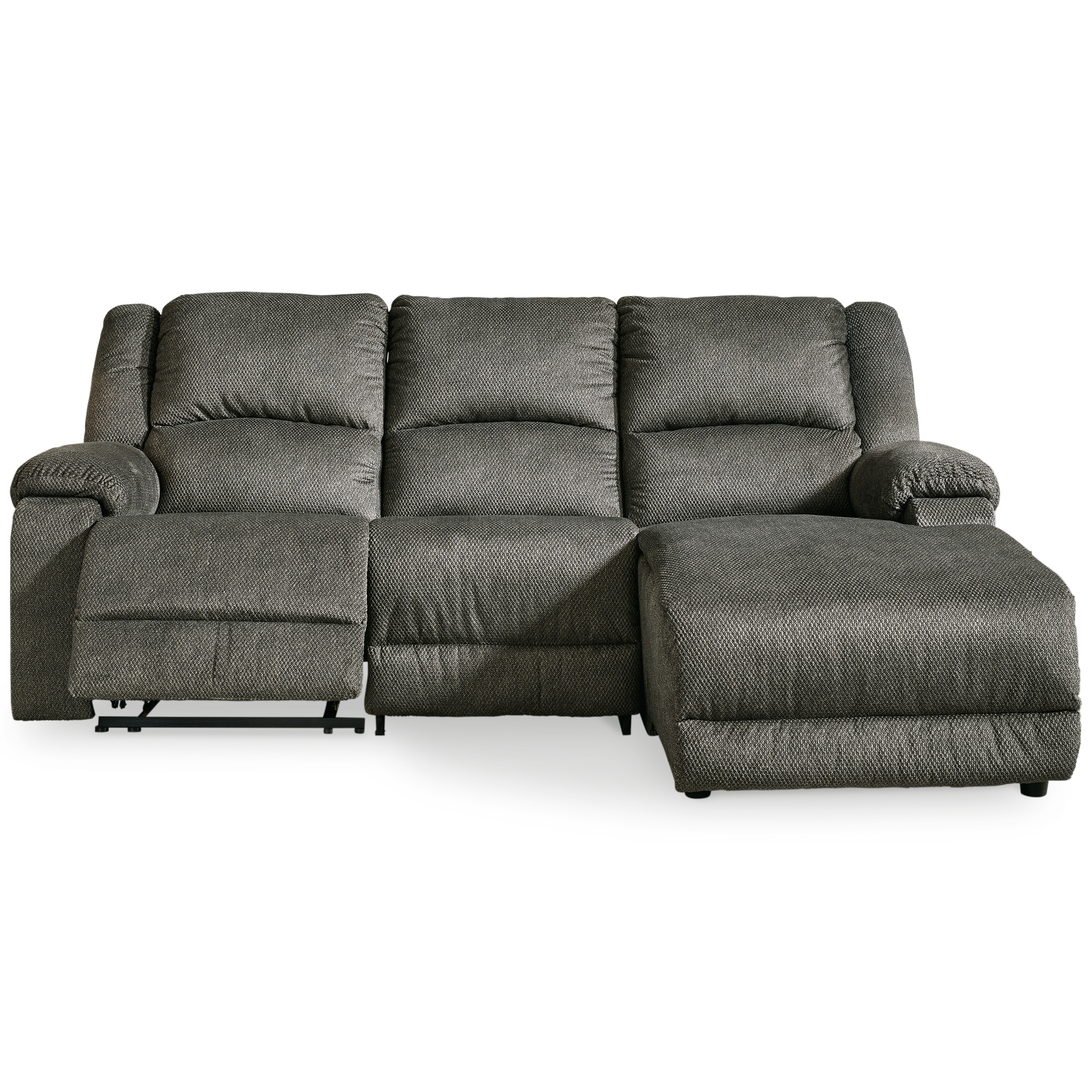 Loveseat with discount recliner and chaise