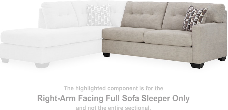 Signature Design by Ashley Mahoney Pebble Right-Arm Facing Full Sofa Sleeper 3100483 540687734