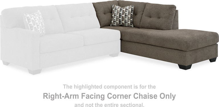 Signature Design by Ashley Mahoney Right-Arm Facing Corner Chaise 3100517 at Woodstock Furniture & Mattress Outlet