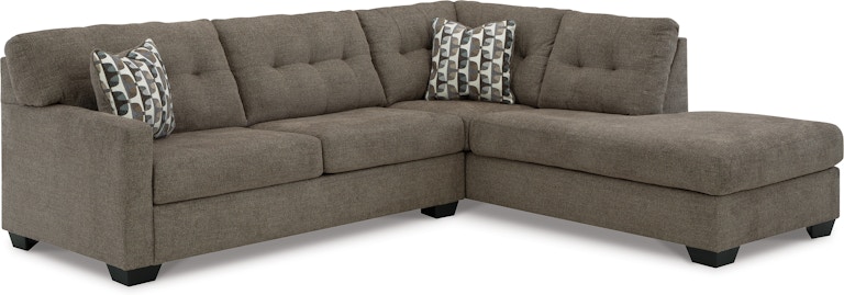 Signature Design by Ashley Mahoney Chocolate 2-Piece Sleeper Sectional with Chaise 31005S4 608116096