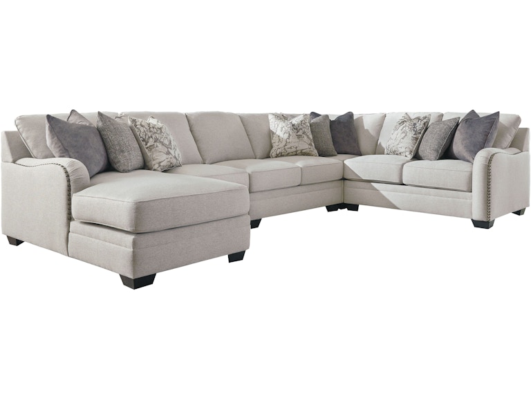 Benchcraft Dellara 5-Piece Sectional with Left Arm Facing Chaise SIK3215PCR