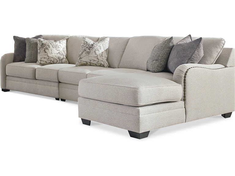 Benchcraft Dellara 3-Piece sectional with Chaise 32101S10