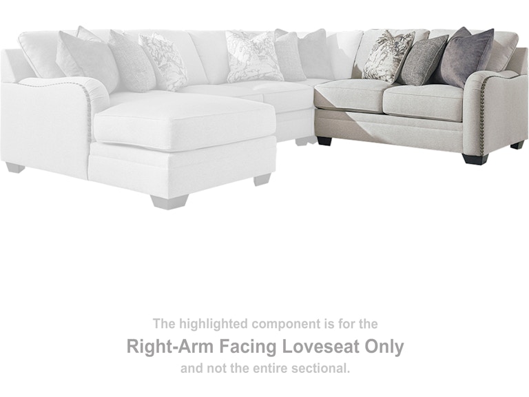 Benchcraft Dellara Right-Arm Facing Loveseat 3210156 3210156