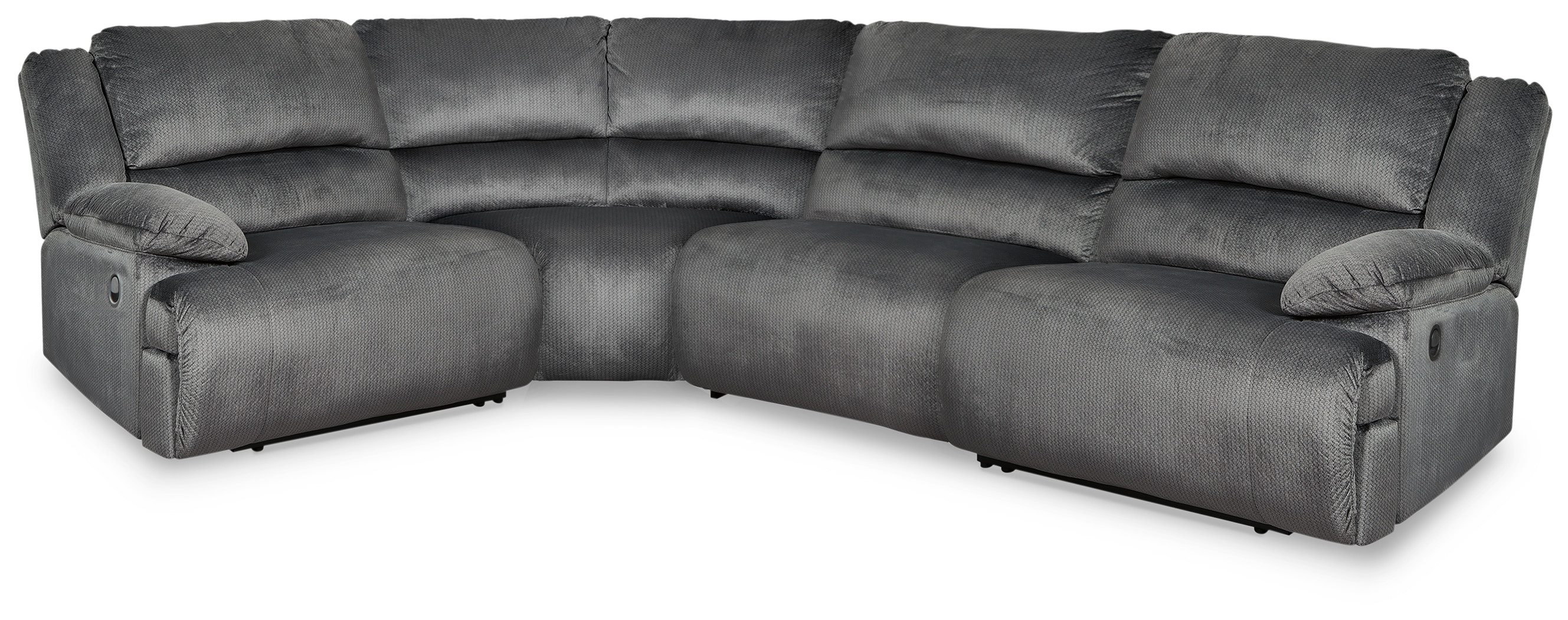 Signature Design by Ashley Living Room Clonmel 4 Piece Reclining Sectional 36505S31 Furniture