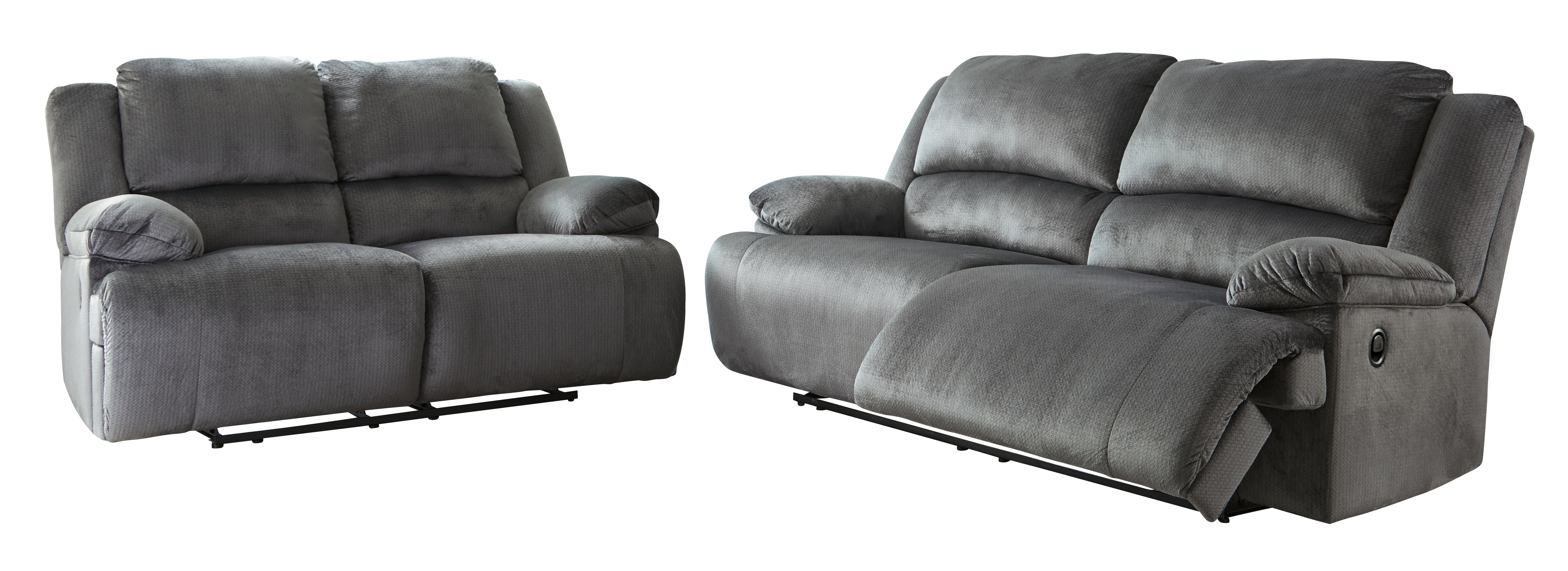 Clonmel charcoal on sale reclining sectional