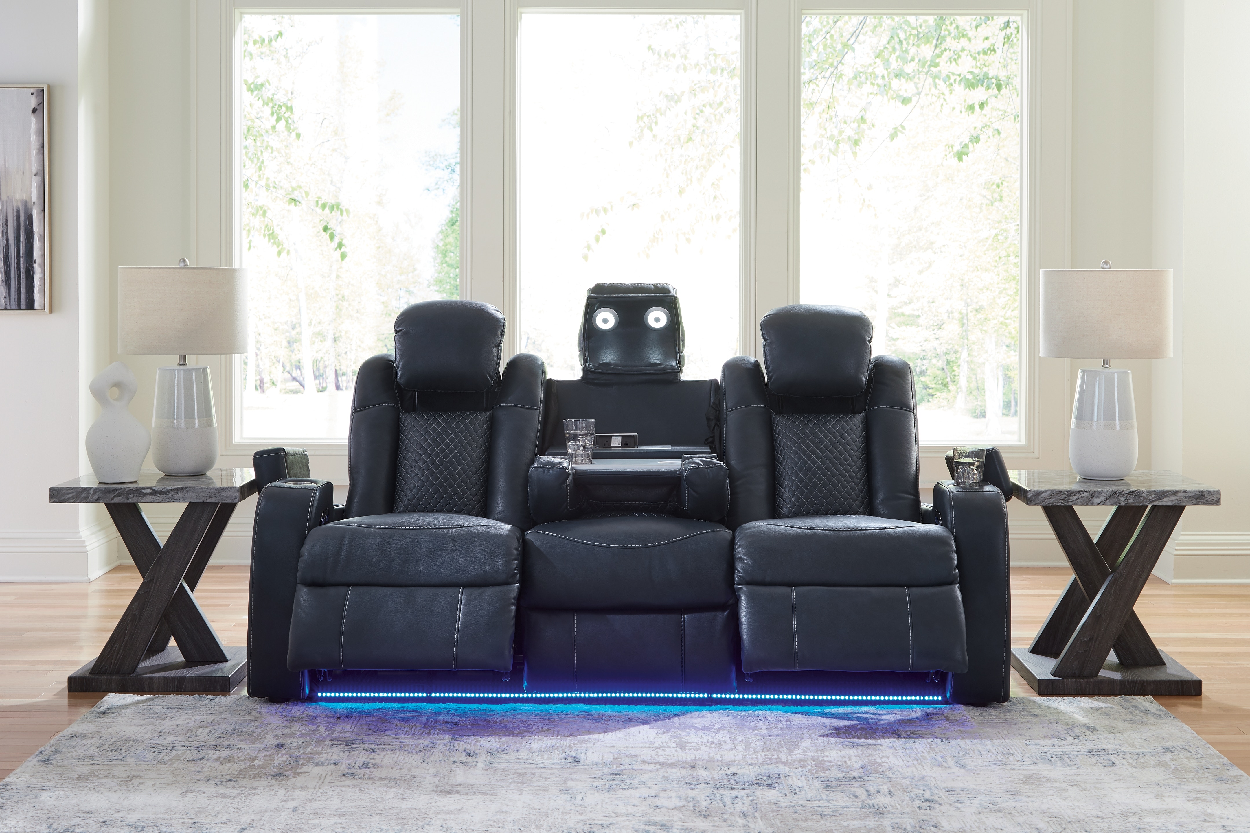 Signature Design by Ashley Living Room Fyne-Dyme Power Reclining