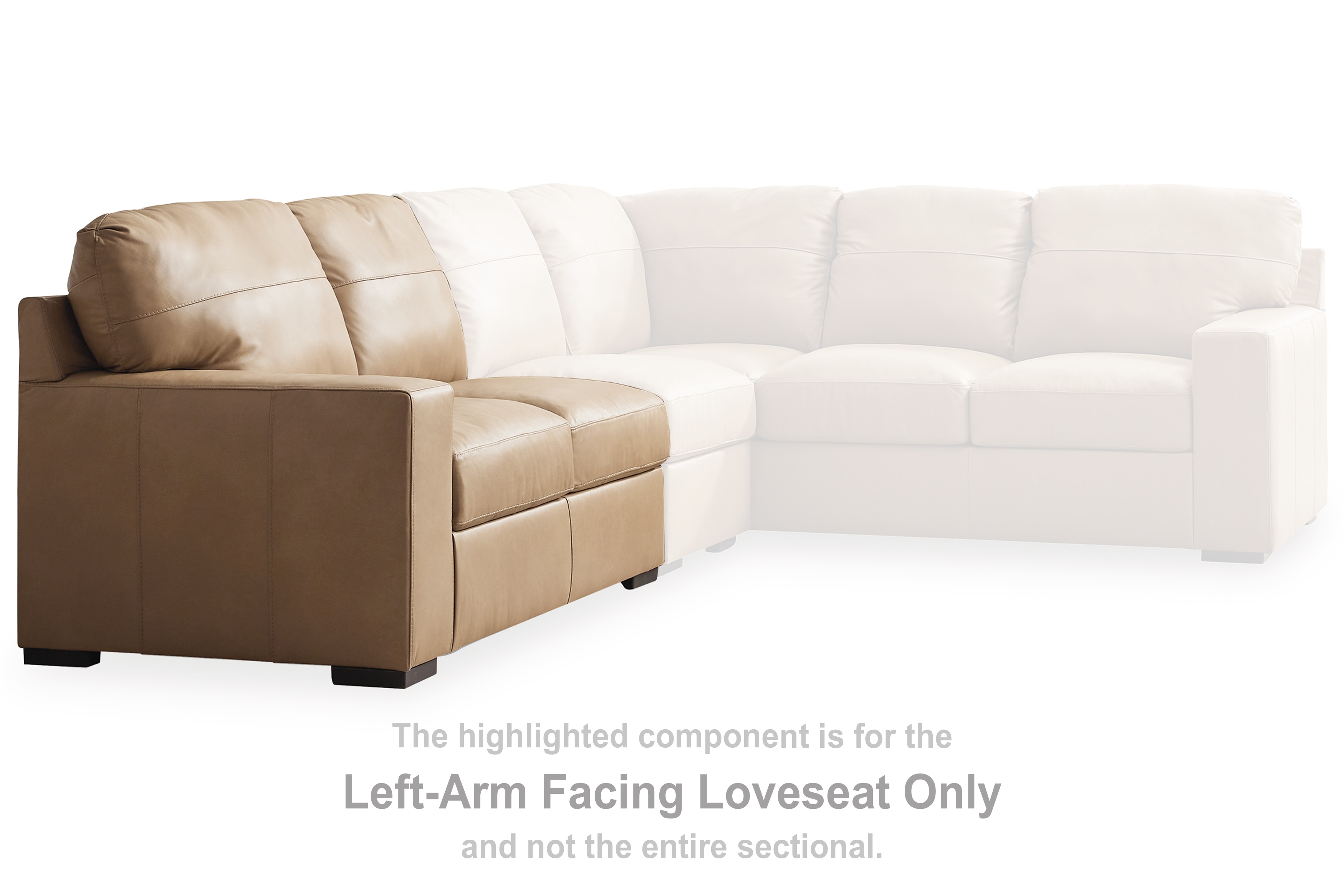 Signature Design by Ashley Living Room Bandon LeftArm Facing Loveseat