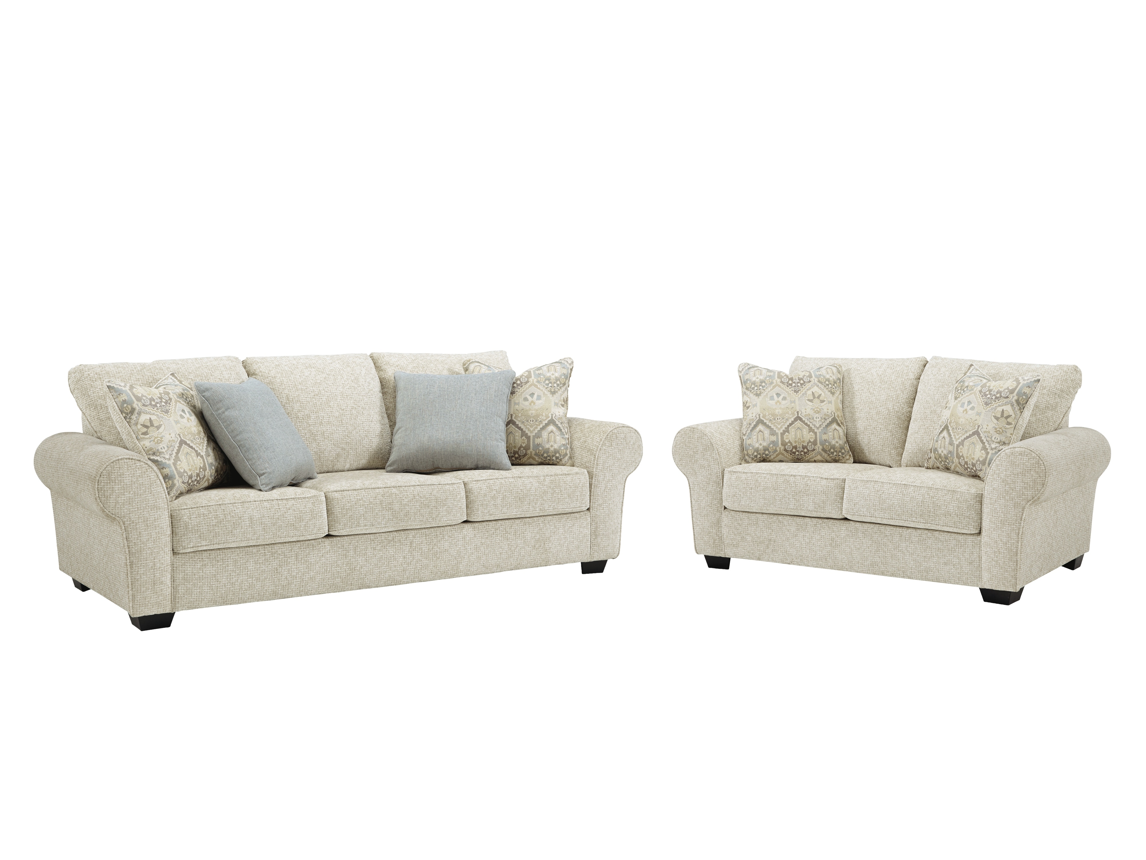Benchcraft Living Room Haisley Sofa and Loveseat 38901U1 King