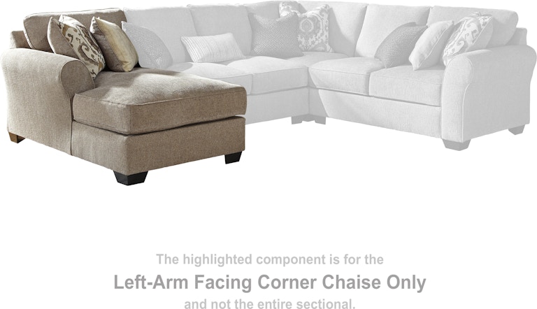 Benchcraft Pantomine Left-Arm Facing Corner Chaise 3912216 at Woodstock Furniture & Mattress Outlet
