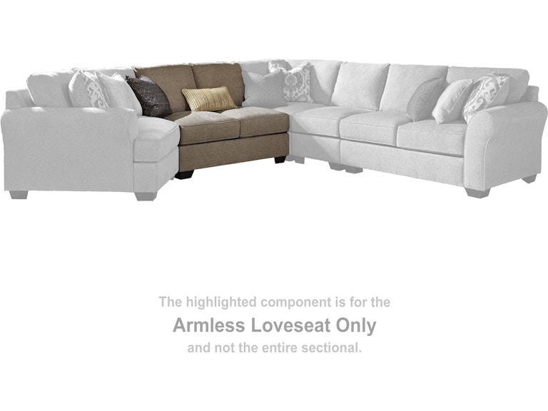 Benchcraft Pantomine Armless Loveseat 3912234 at Woodstock Furniture & Mattress Outlet