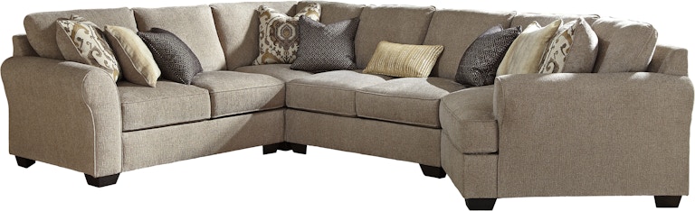 Benchcraft Pantomine 4-Piece Sectional with Cuddler 39122S7 39122S7
