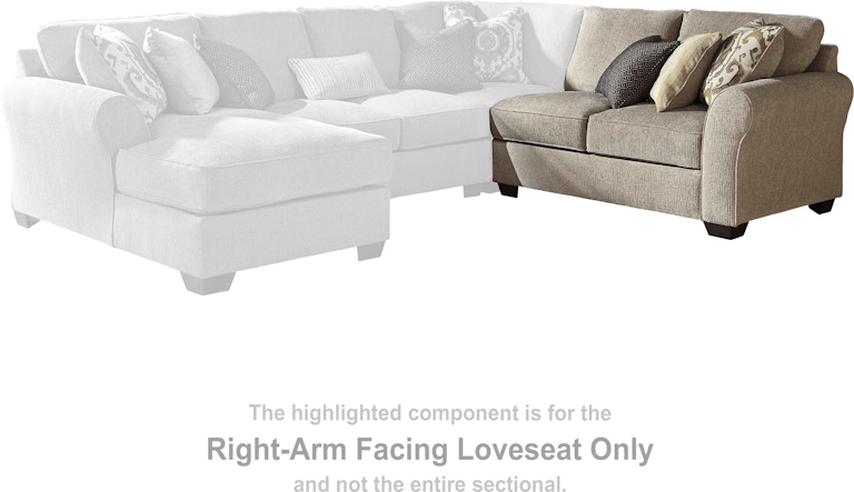 Benchcraft Pantomine Right-Arm Facing Loveseat 3912256 3912256
