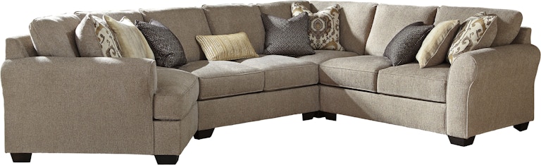 Benchcraft Pantomine 4-Piece Sectional with Cuddler 39122S11 39122S11