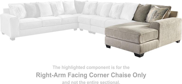 Benchcraft Ardsley Right-Arm Facing Corner Chaise 3950417 at Woodstock Furniture & Mattress Outlet
