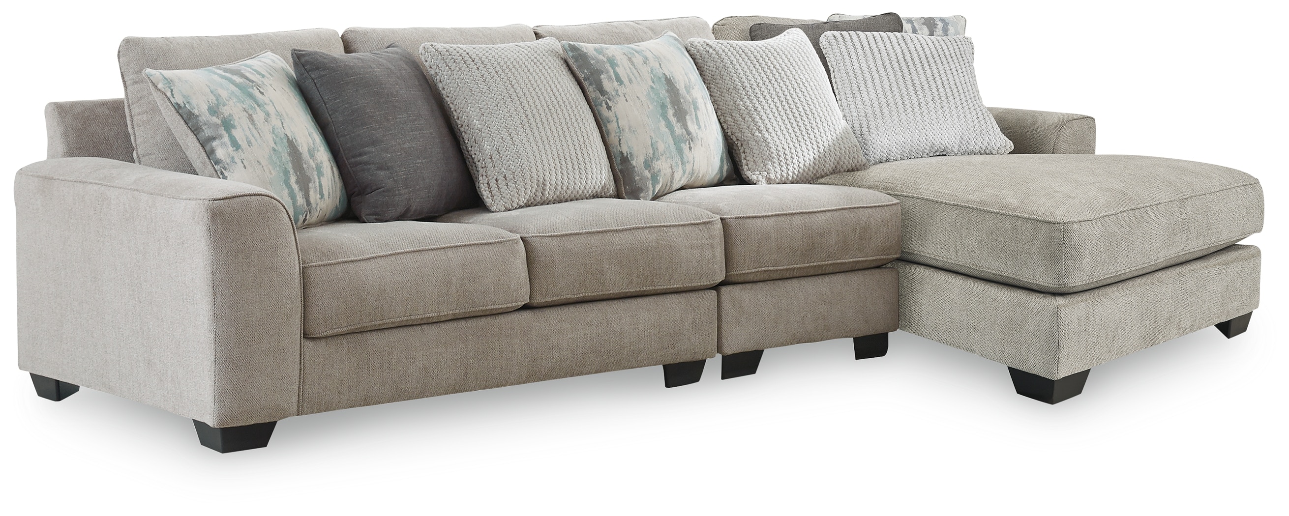 Benchcraft Living Room Ardsley 3-Piece Sectional with Chaise